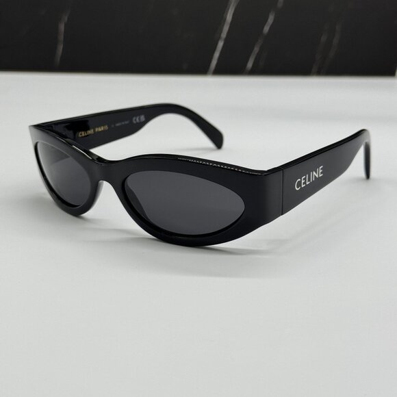NEW CELINE CL40288I 01A BLACK WOMEN SUNGLASSES CELINE - Picture 4 of 11